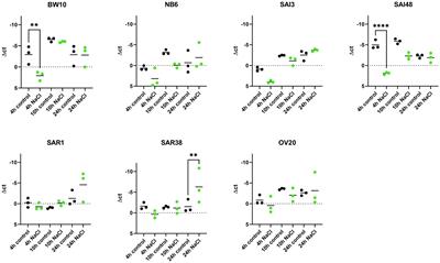 Mild NaCl Stress Influences Staphylococcal Enterotoxin C Transcription in a Time-Dependent Manner and Reduces Protein Expression